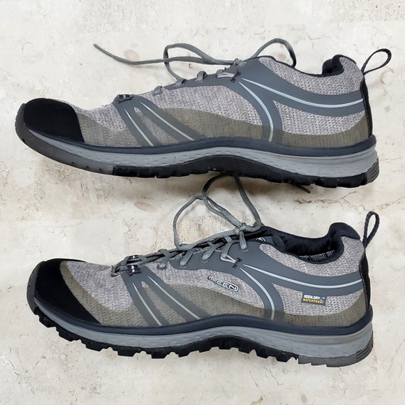 Keen Dry Taradora waterproof shoes women's size 9 gray taupe hiking sneakers - Picture 3 of 10